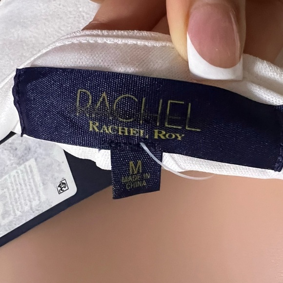 NWT RACHEL Rachel Roy Women’s Cutout One Shoulder Maxi Gown - Picture 10 of 13